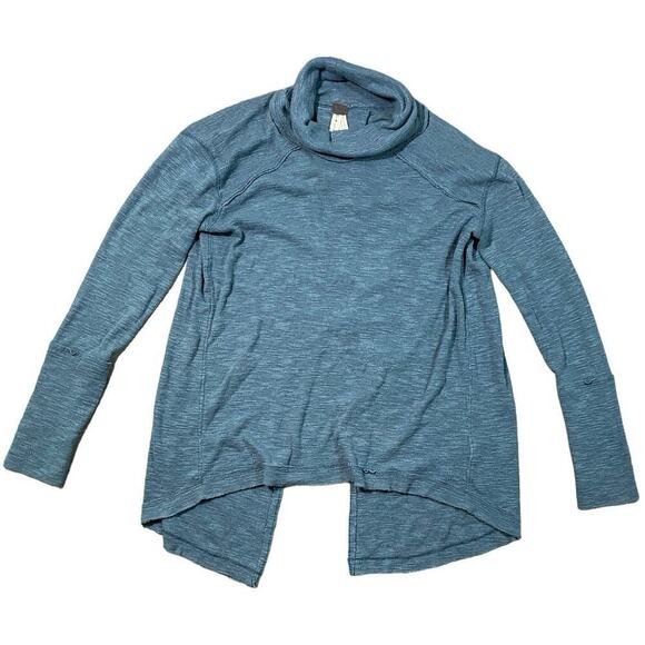 Free People 2 Teal Split Back Cardigan - S - Picture 1 of 4